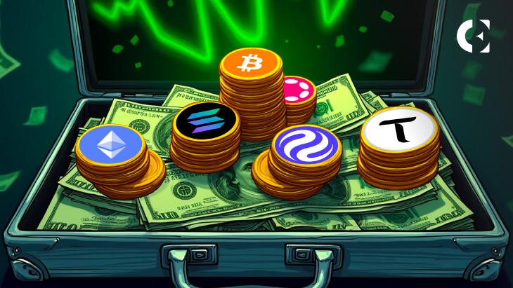 今日加密货币价格：BTC、ETH、SOL、TAO、INJ、DOT 本周涨幅开启